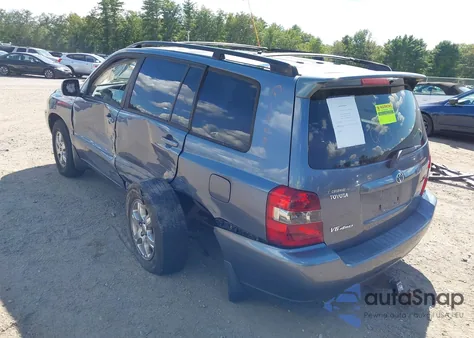 2007 Toyota Highlander V6 from USA, damaged, VIN JTEHP21AX70223296